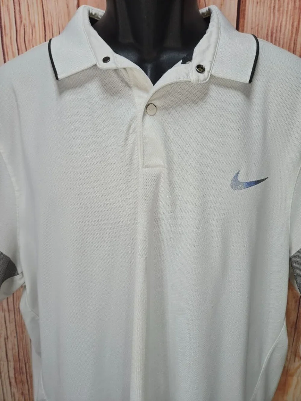 Nike Golf White Dri-Fit Modern Fit Polo Shirt XL